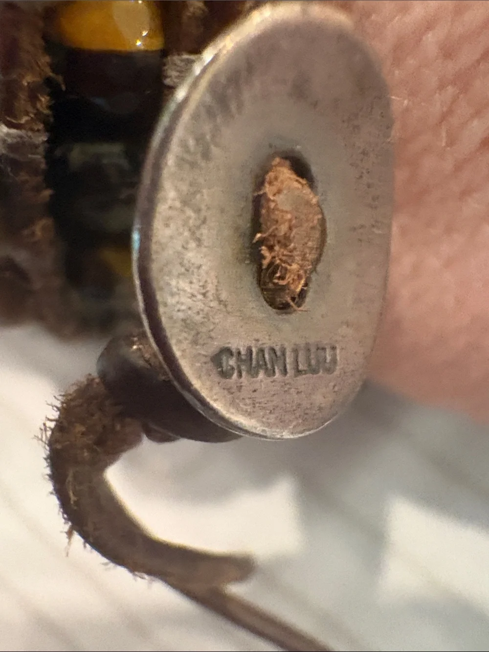 Chan Luu Graduated Multi Stone Natural Brown Leather Wrap Bracelet - Picture 4 of 11
